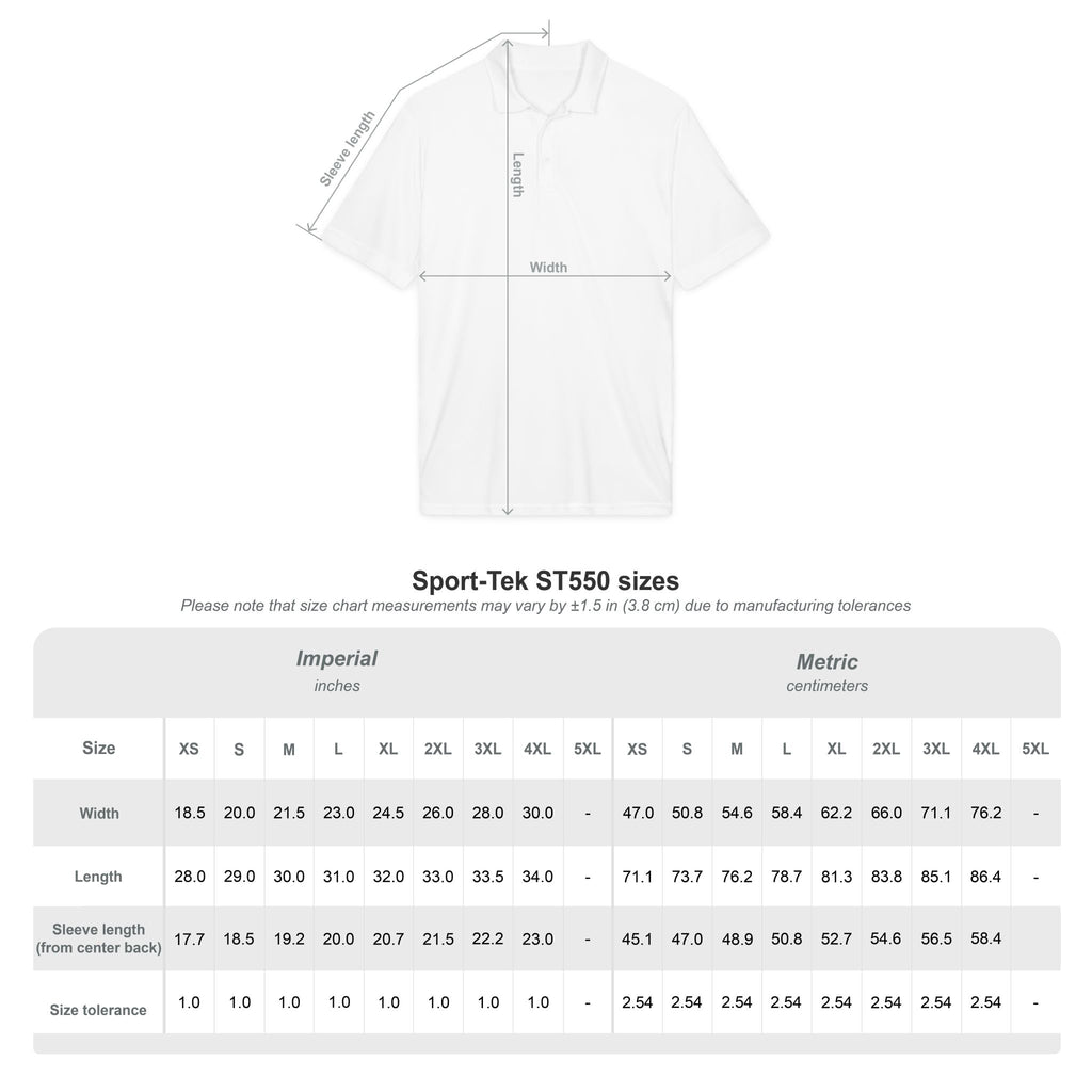 White Embroidered Polo — SageFolio Advisors Logo