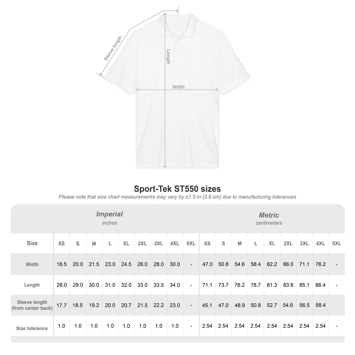 White Embroidered Polo — SageFolio Advisors Logo