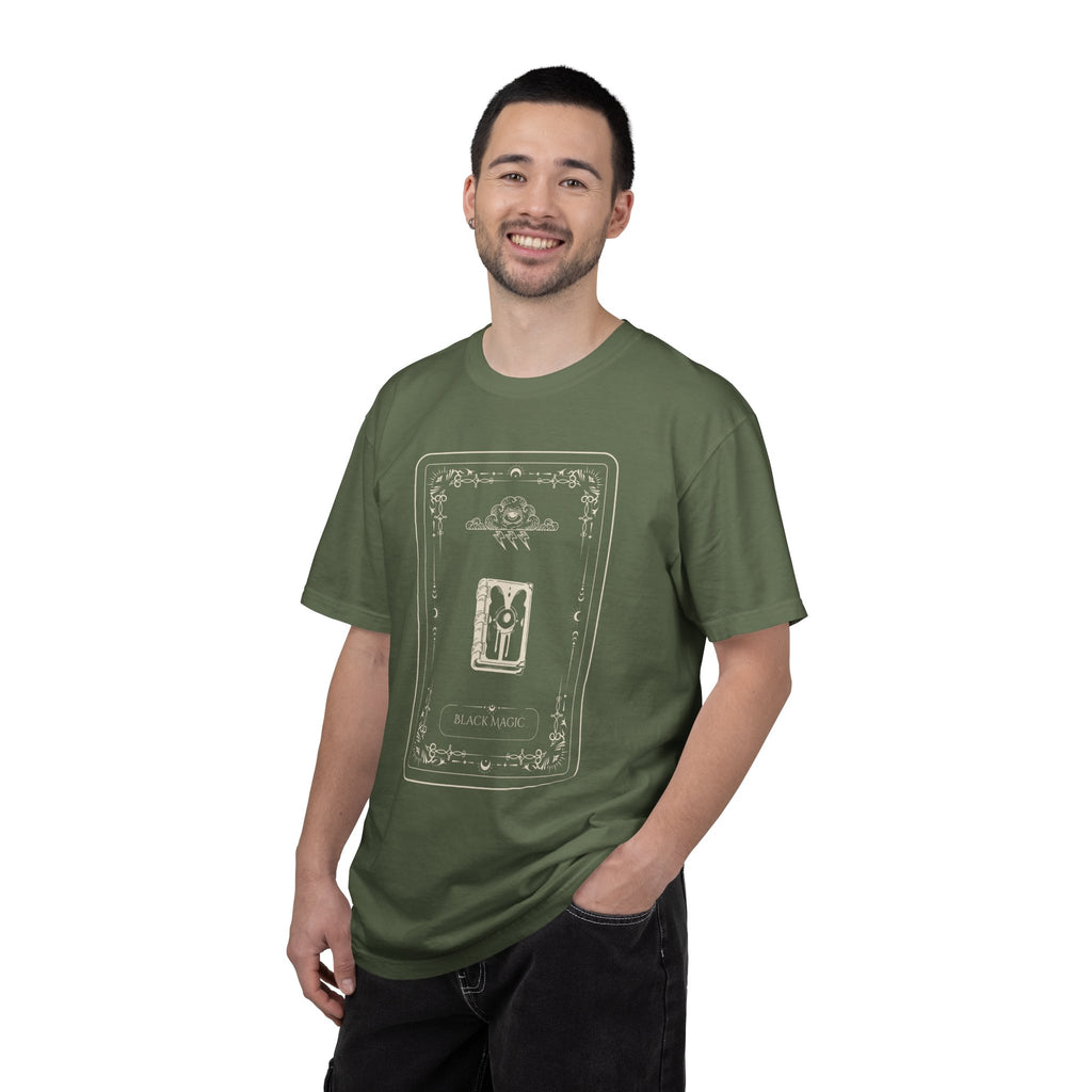 Tarot Bunny Illustration T-Shirt — 'Hold My Hand' Minimal Graphic Tee