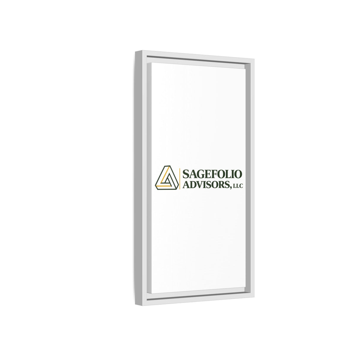 Framed Matte Canvas Wall Art — Sagefolio Advisors Logo