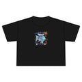 Crop Tee — Sparkly Disco Shark “This Is The Way, A Glitter Shark”
