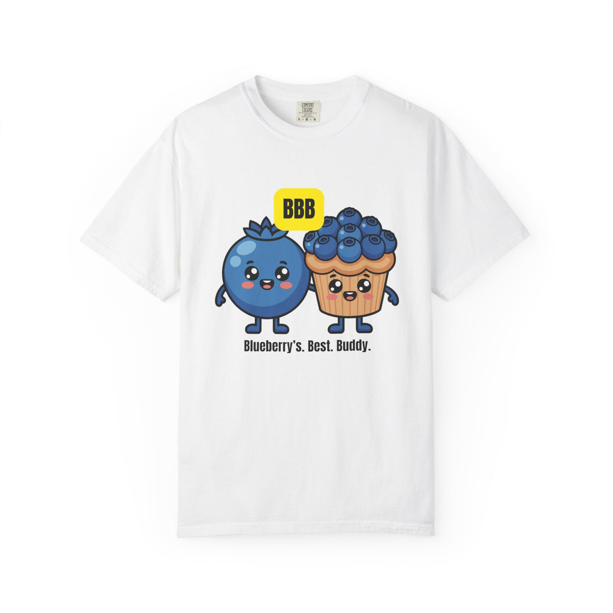 Blueberry’s Best Buddy T-Shirt — Cute Blueberry & Muffin Graphic Tee