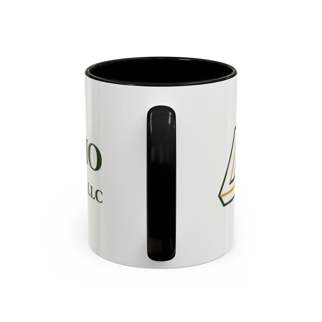 Sagefolio Advisors Logo Accent Coffee Mug — Branded Business Mug (11/15oz)