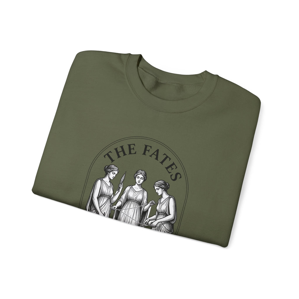 The Fates Greek Mythology Crewneck Sweatshirt | Mythcore Dark Academia