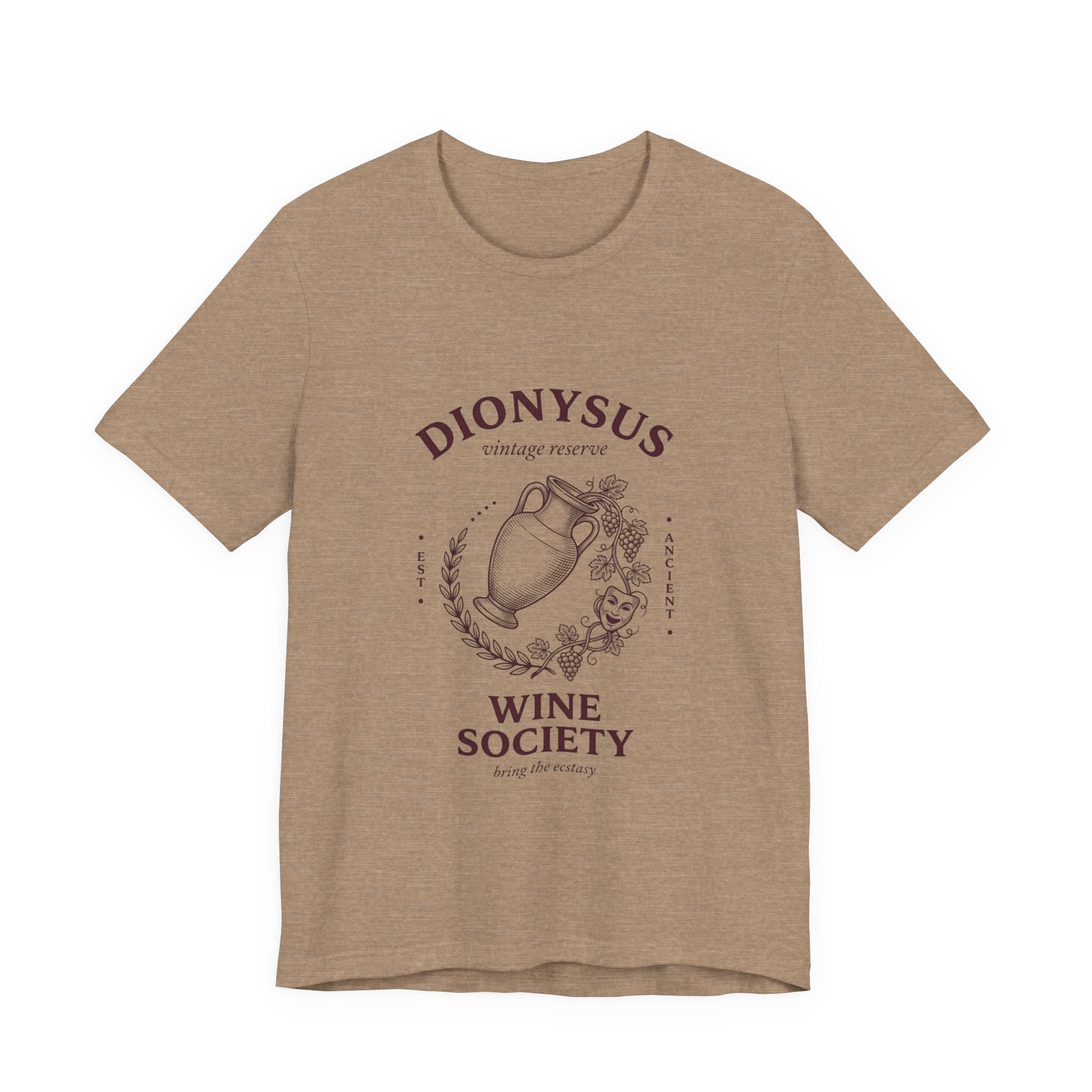 Dionysus Wine Society Tee | Greek Mythology, Mythcore Classic