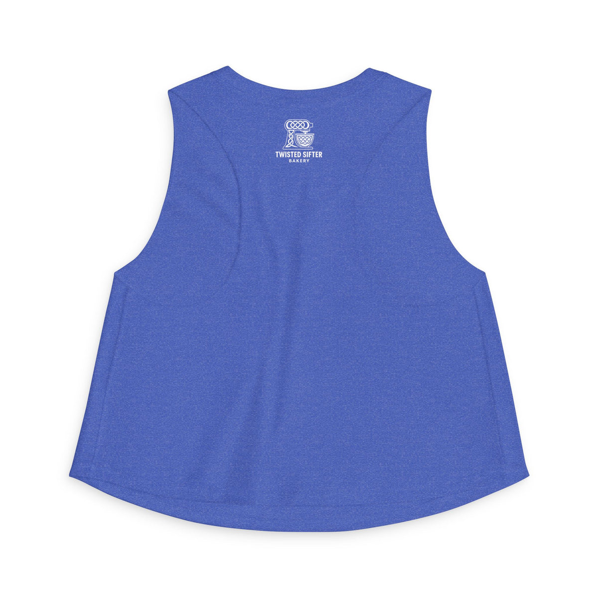 Women's Crop Top — Retro Roller Derby Graphic Tank ("Skater Dolls" Pink Moon)