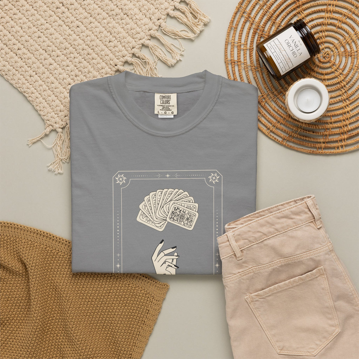 Tarot-Inspired 'Ace of Cups' Graphic T-Shirt — Minimal Occult Tee
