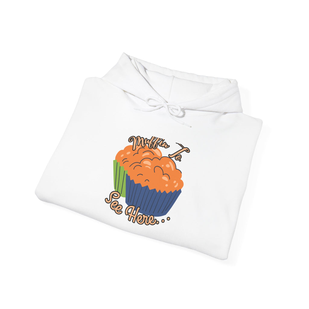 Pumpkin Cupcake Hoodie — Cute Fall Baking Graphic Sweatshirt