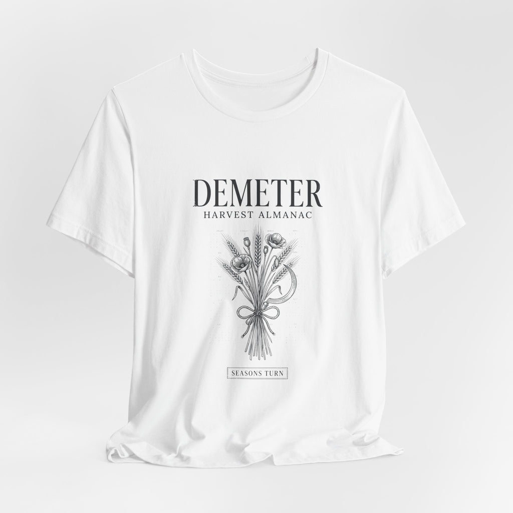 Demeter Harvest Almanac T-Shirt | Greek Mythology, Mythcore