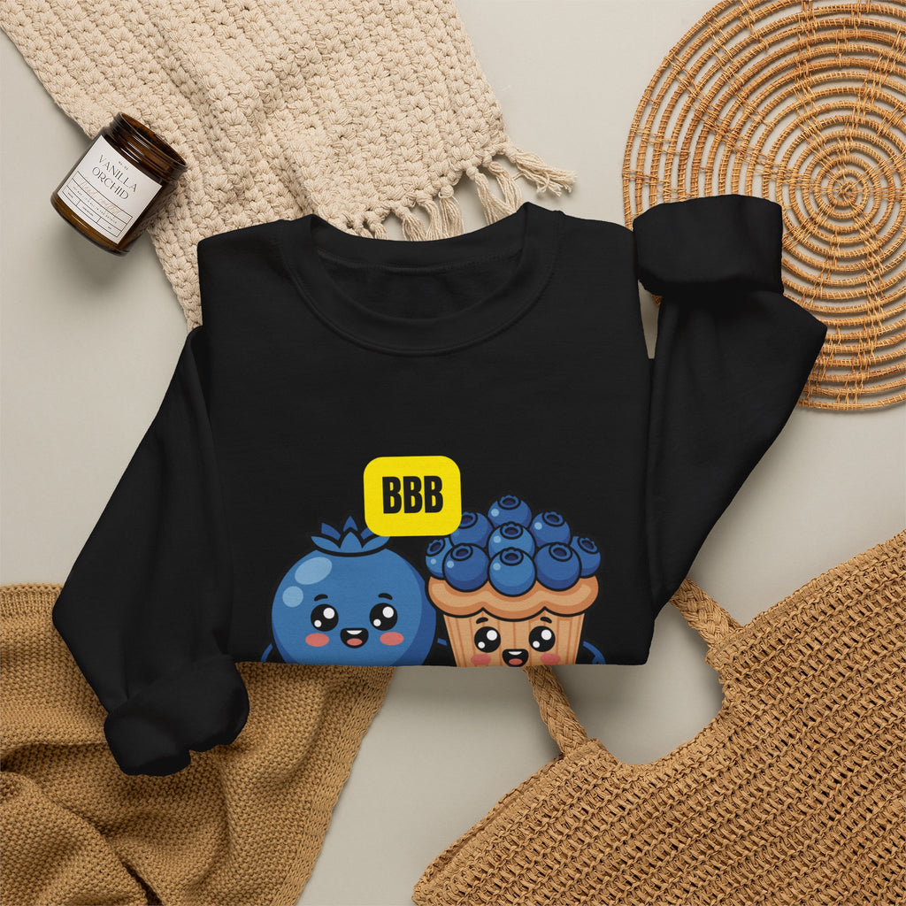 Blueberry Best Buddy Crewneck Sweatshirt