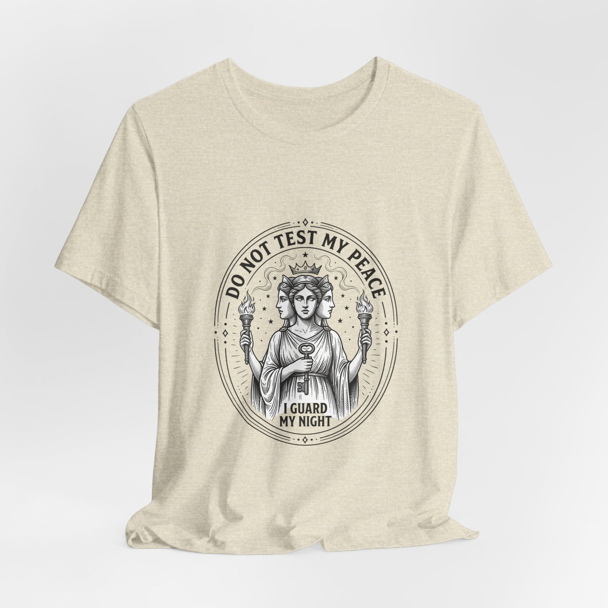 Do Not Test My Peace Guardian Illustration Tee | Greek Mythology, Mythcore