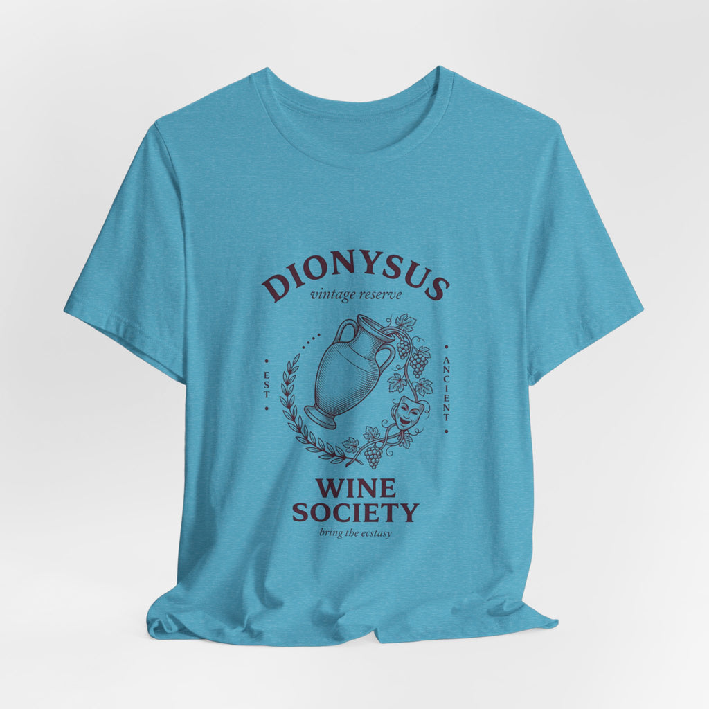 Dionysus Wine Society Tee | Greek Mythology, Mythcore Classic