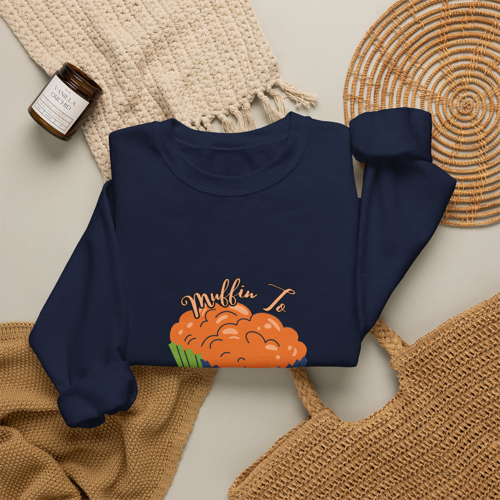 Pumpkin Muffin 'So Tired' Crewneck Sweatshirt