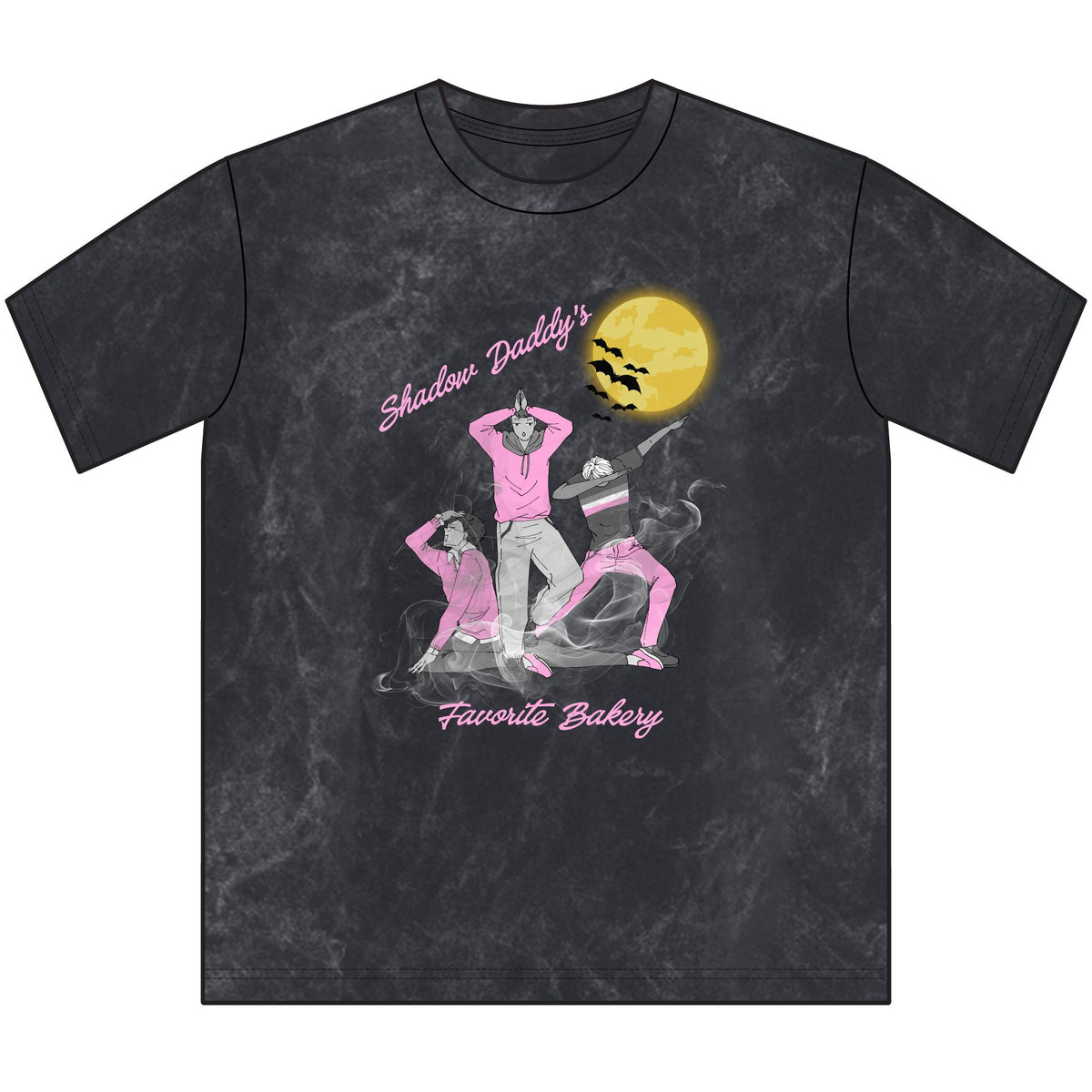 Vintage Bakery Crewneck Tee — “Shadow Daddy’s Favorite Bakery” Retro Graphic T-Shirt