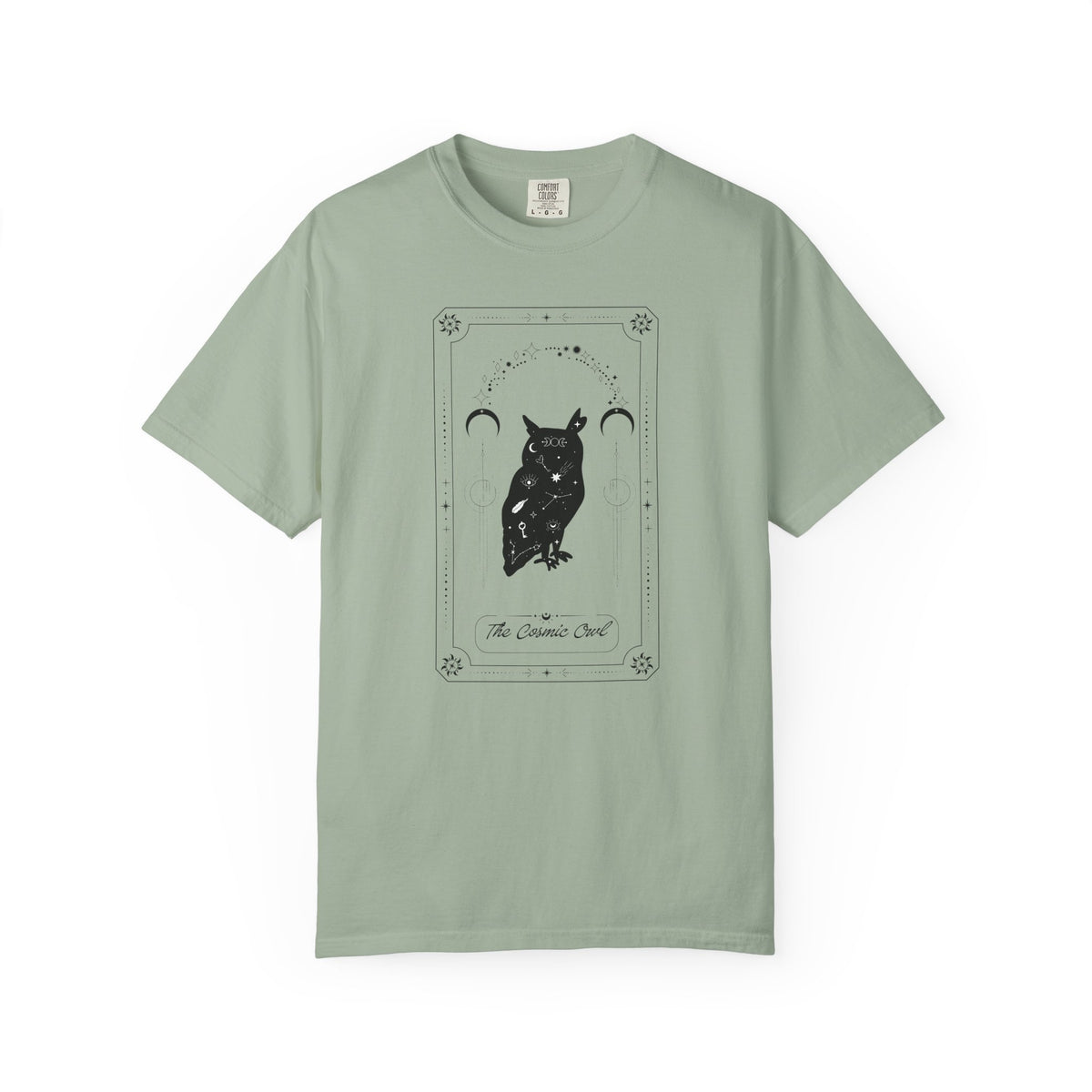 Tarot Owl T-Shirt — The Lunar Arc Mystical Graphic Tee