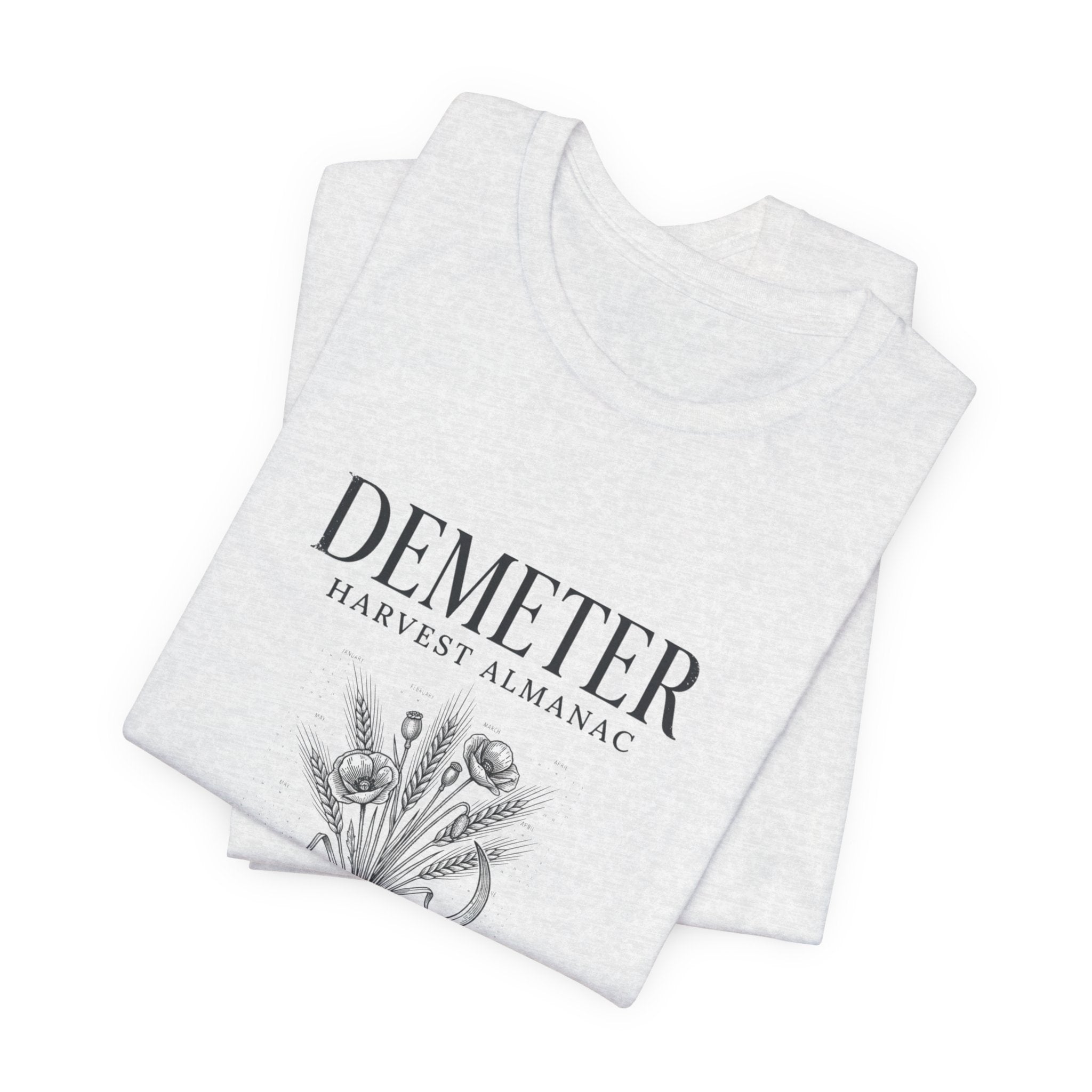 Demeter Harvest Almanac T-Shirt | Greek Mythology, Mythcore