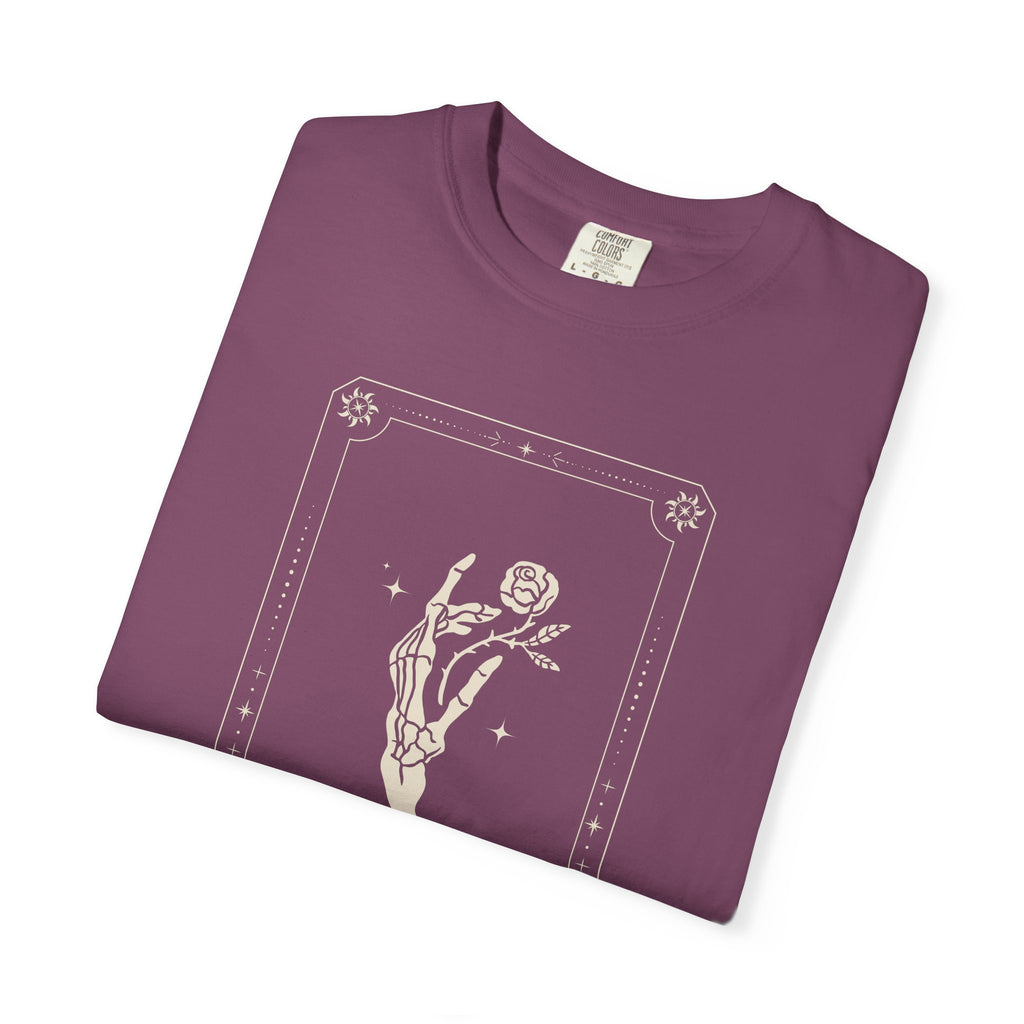 Tarot Skeleton Tee — The Chariot Illustration Graphic T-Shirt