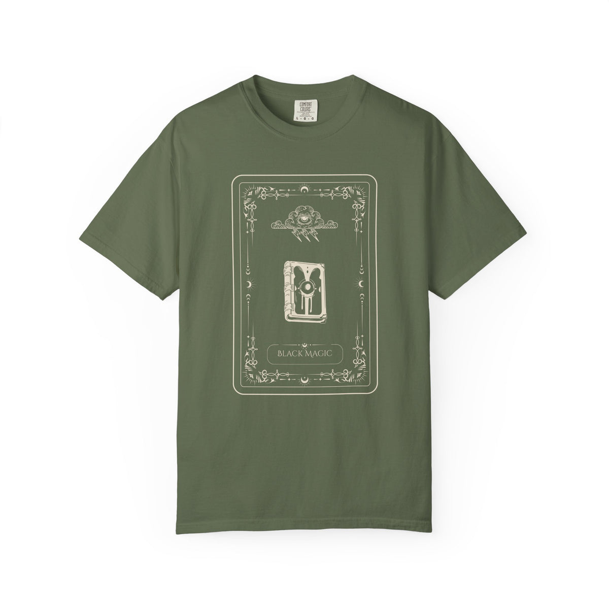Tarot Bunny Illustration T-Shirt — 'Hold My Hand' Minimal Graphic Tee