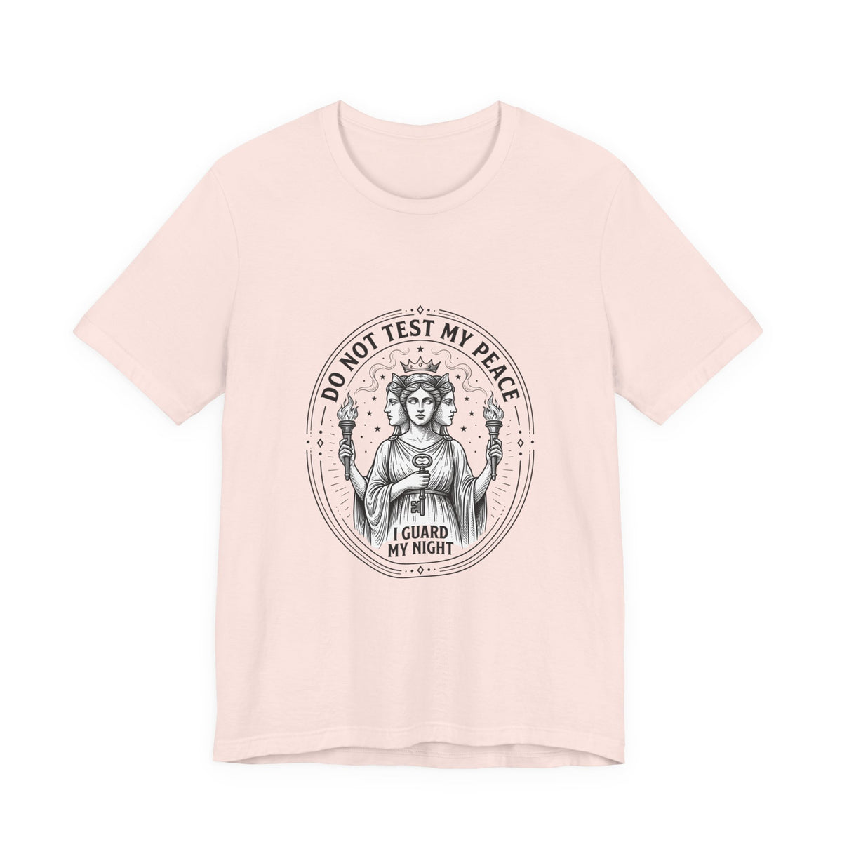 Do Not Test My Peace Guardian Illustration Tee | Greek Mythology, Mythcore