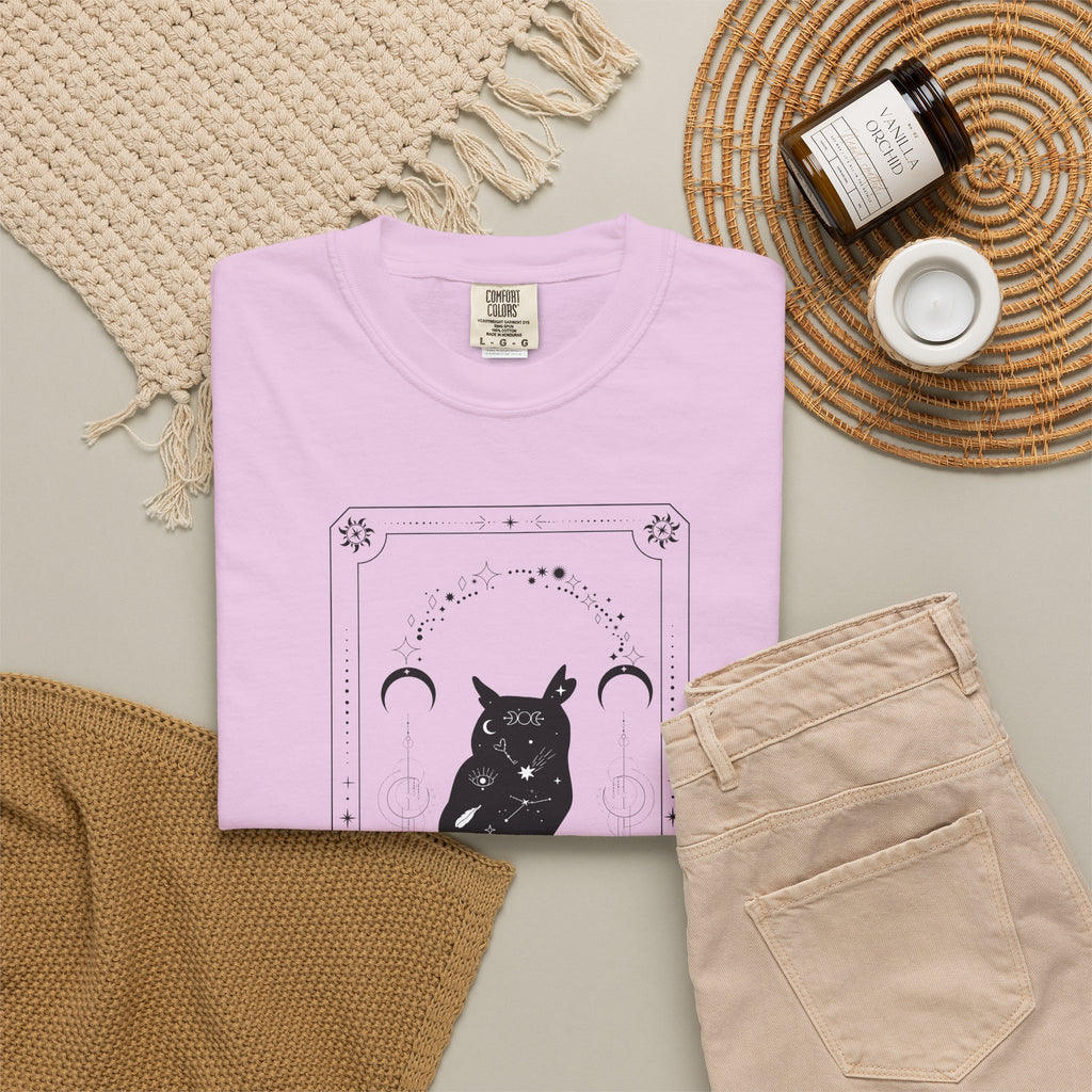 Tarot Owl T-Shirt — The Lunar Arc Mystical Graphic Tee