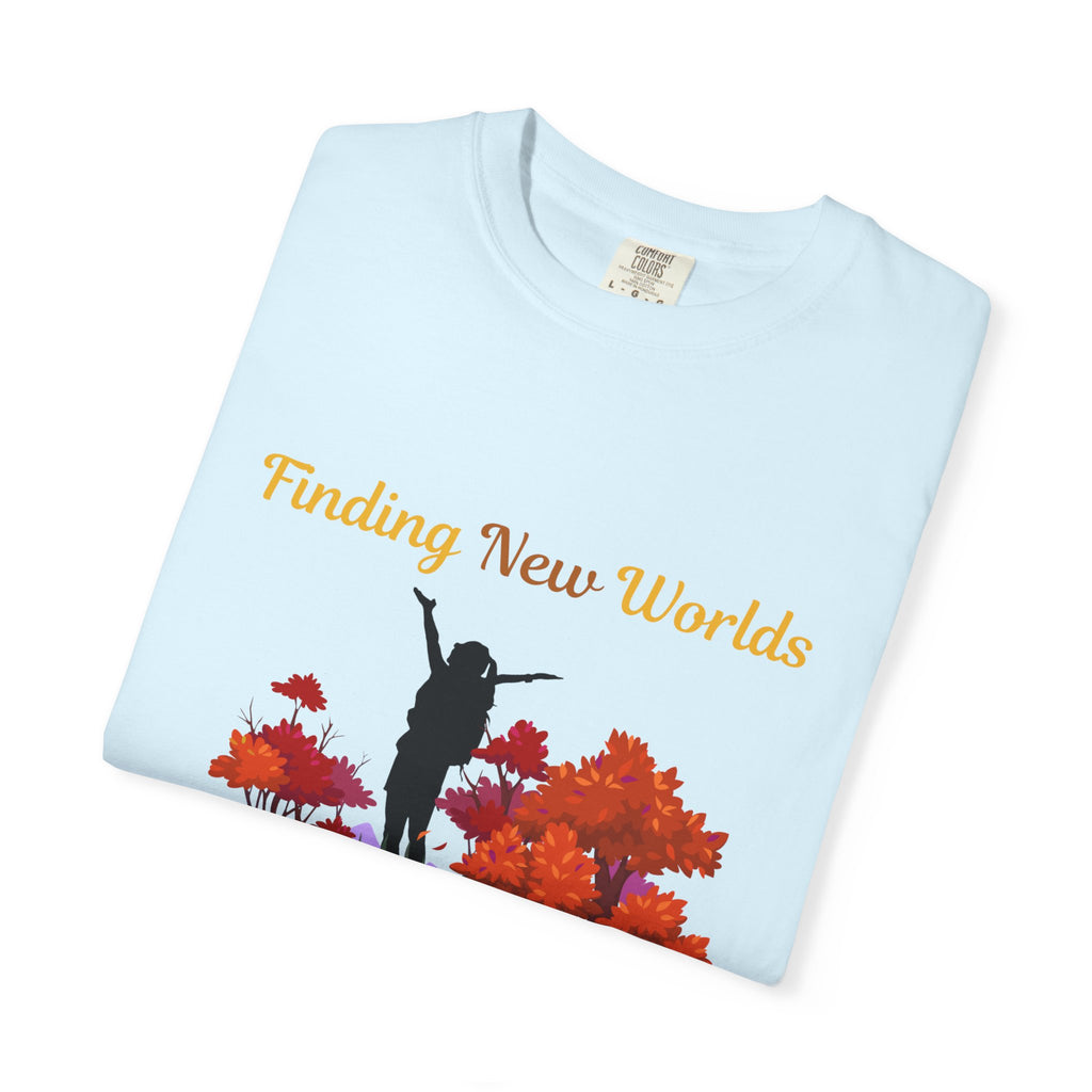 Book Lover T-Shirt — "Finding New Worlds One Chapter at a Time"