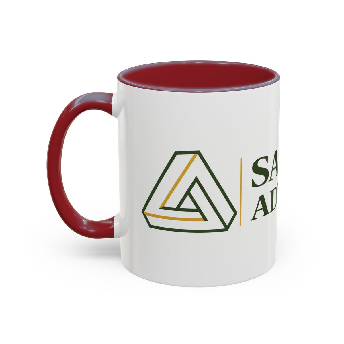 Sagefolio Advisors Logo Accent Coffee Mug — Branded Business Mug (11/15oz)