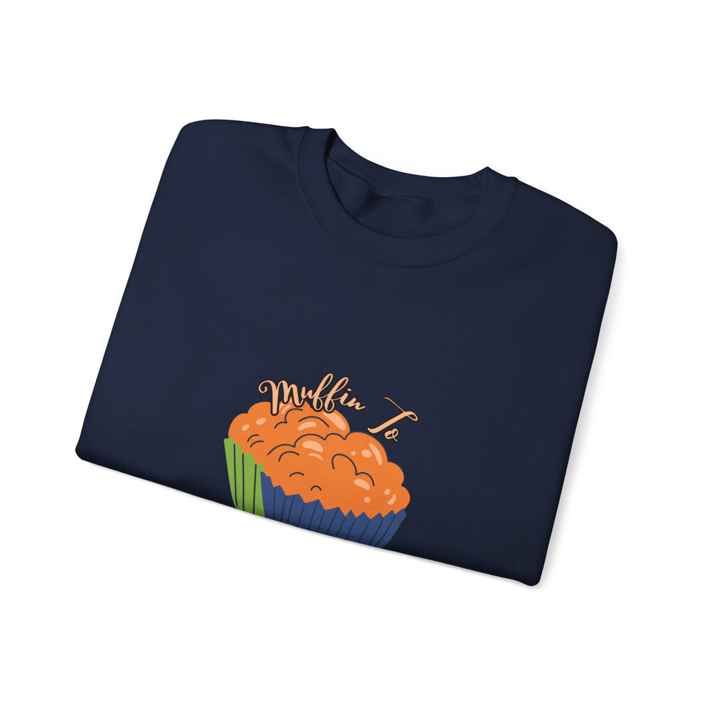 Pumpkin Muffin 'So Tired' Crewneck Sweatshirt