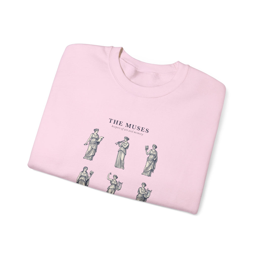 The Muses crewneck sweatshirt | Greek mythology, mythcore, classical art