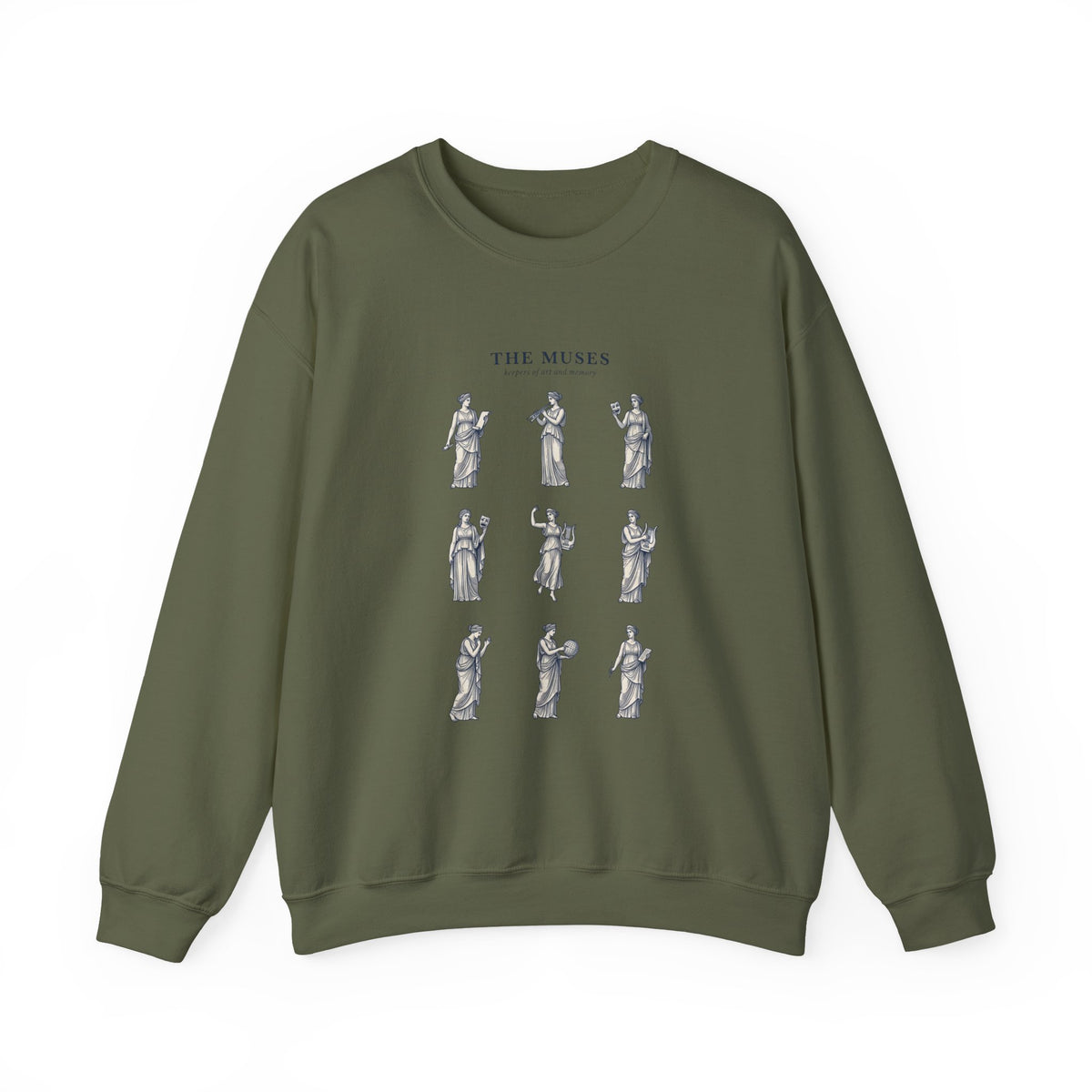 The Muses crewneck sweatshirt | Greek mythology, mythcore, classical art