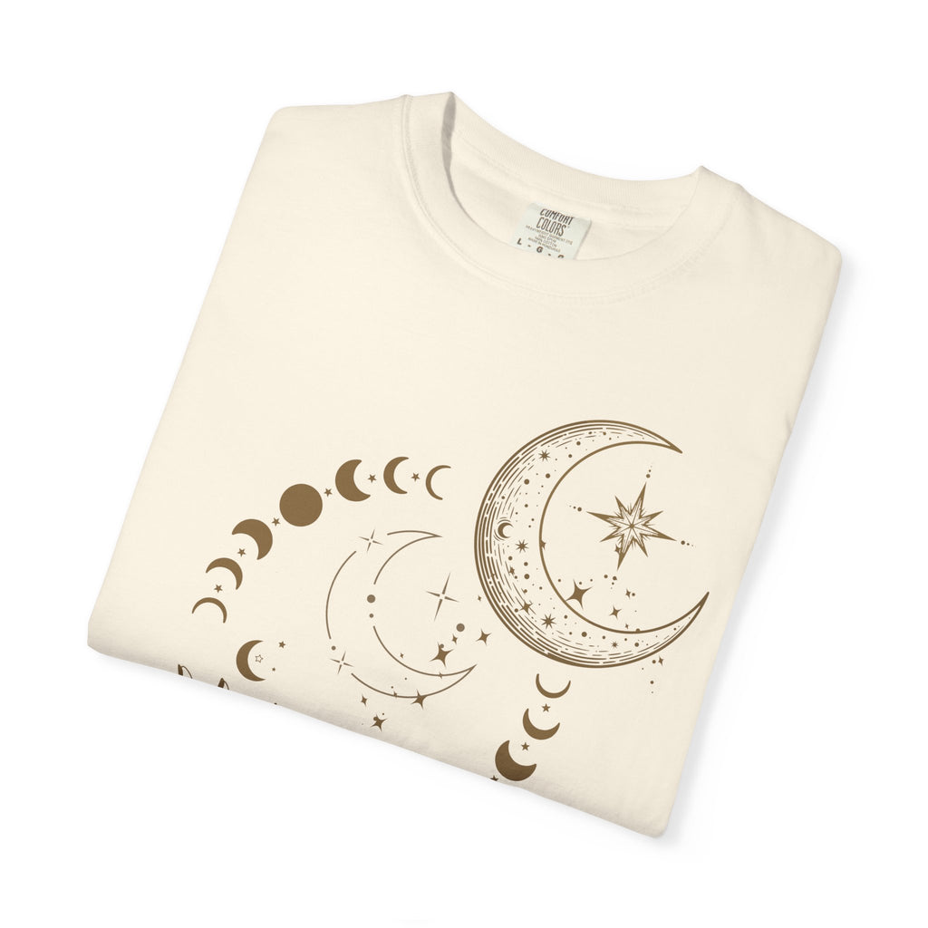 Moon Phase T-Shirt — Celestial Crescent & Phases Graphic Tee