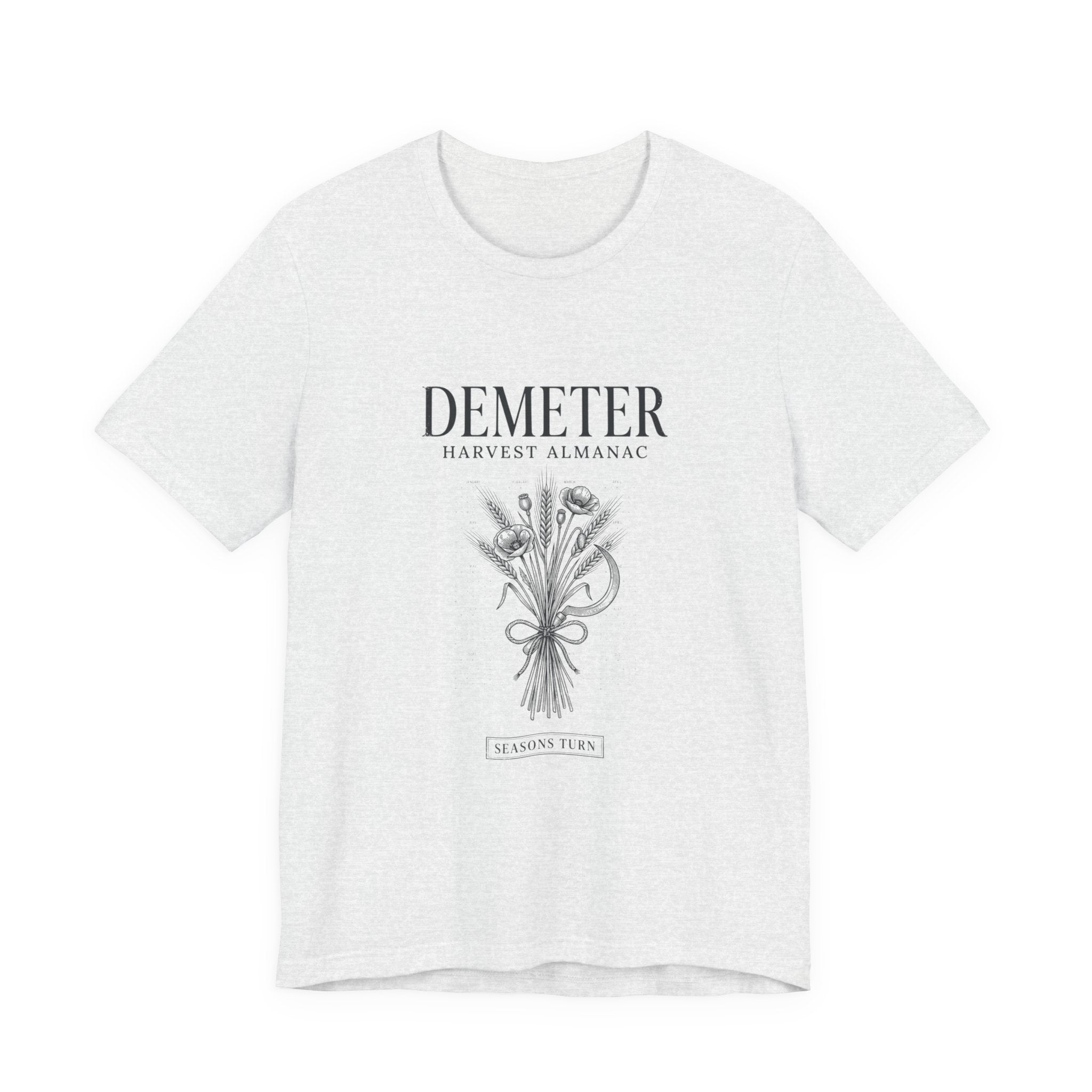 Demeter Harvest Almanac T-Shirt | Greek Mythology, Mythcore