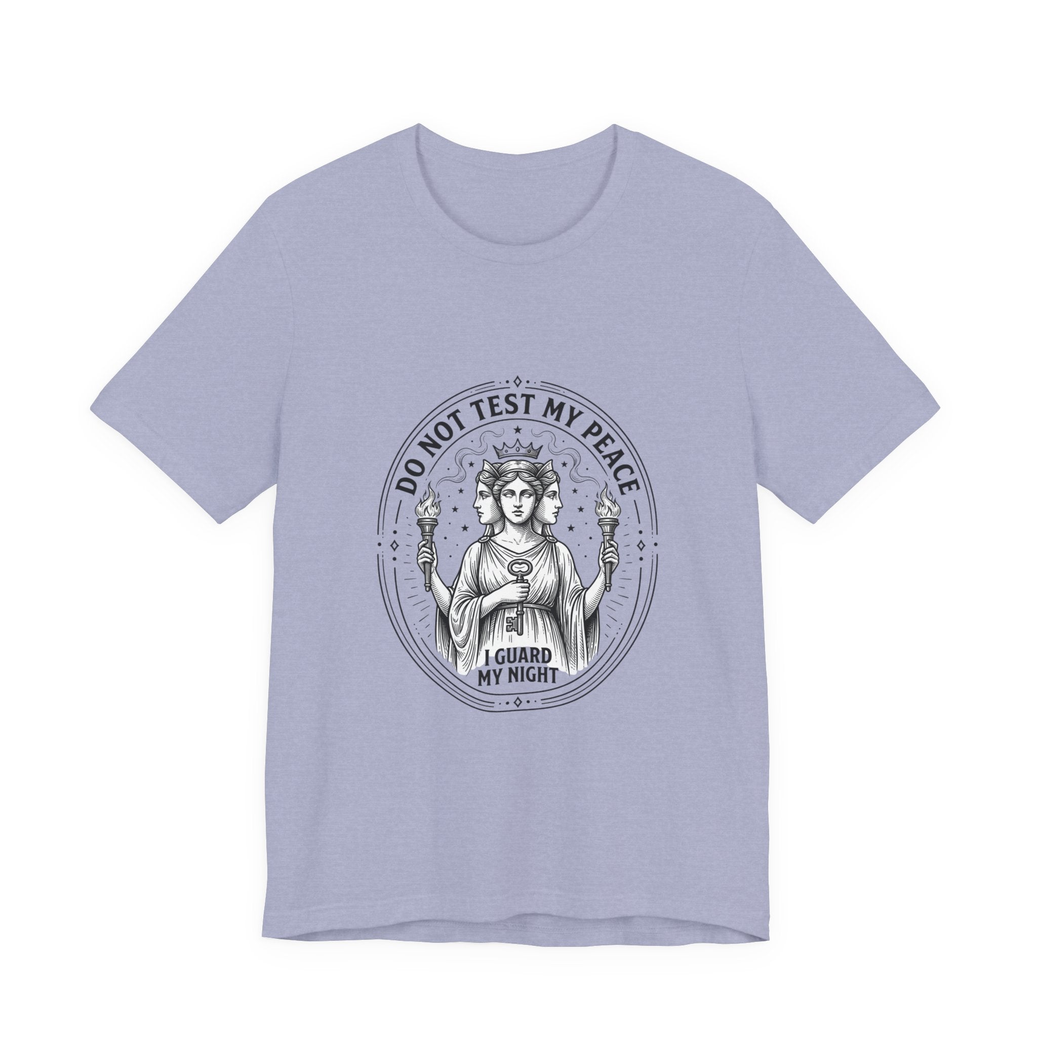 Do Not Test My Peace Guardian Illustration Tee | Greek Mythology, Mythcore