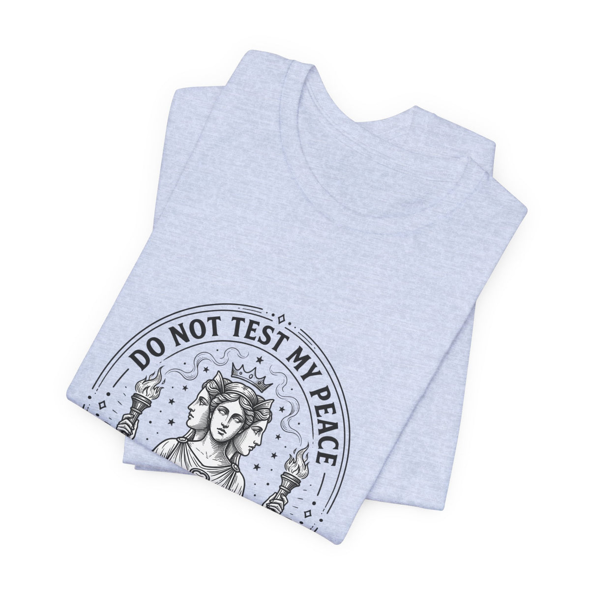 Do Not Test My Peace Guardian Illustration Tee | Greek Mythology, Mythcore