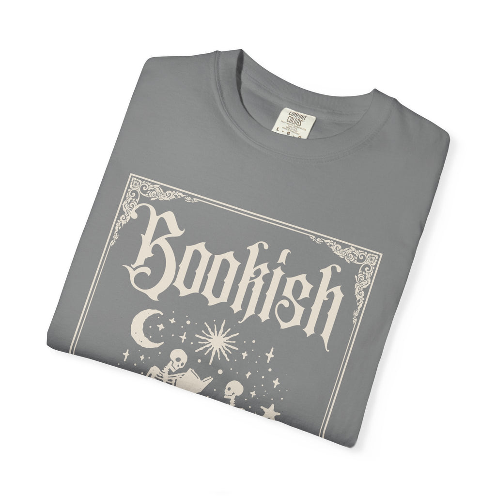 Bookish Skeletons T-Shirt — Vintage Gothic 'Bookish' Graphic Tee