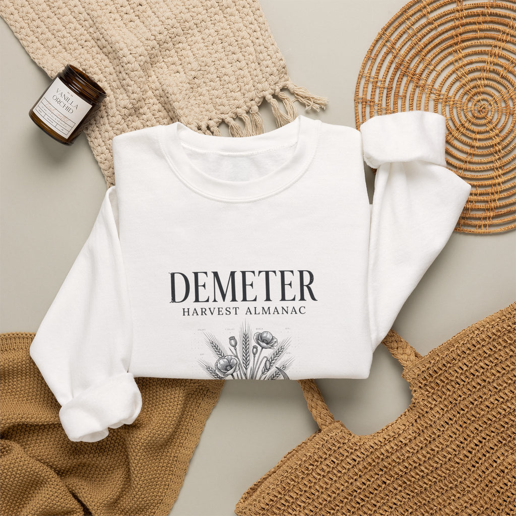 Demeter Harvest Almanac Sweatshirt | Greek Mythology, Mythcore