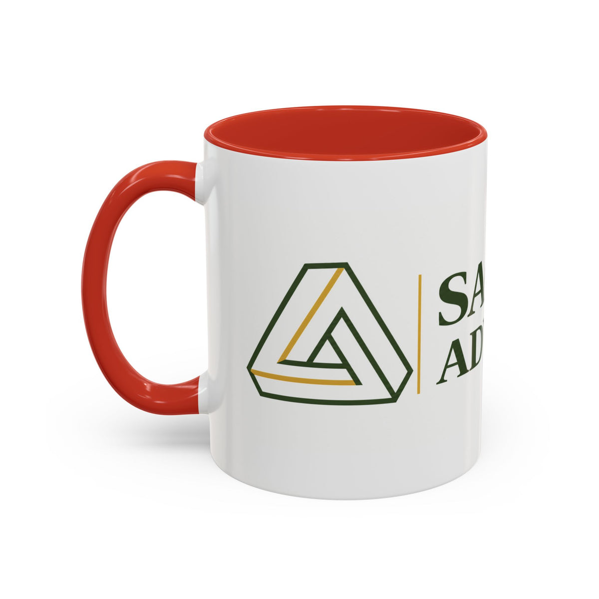 Sagefolio Advisors Logo Accent Coffee Mug — Branded Business Mug (11/15oz)