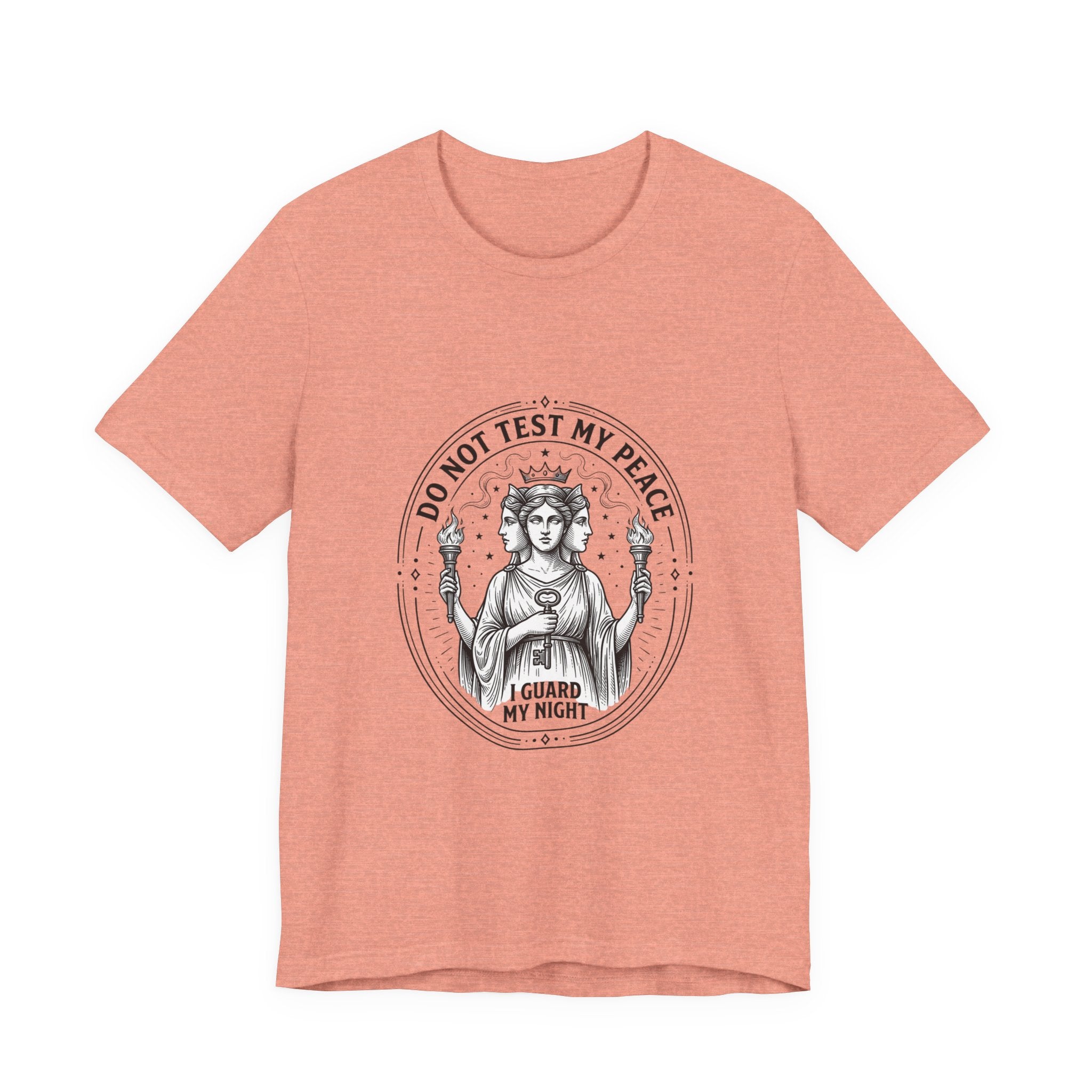 Do Not Test My Peace Guardian Illustration Tee | Greek Mythology, Mythcore