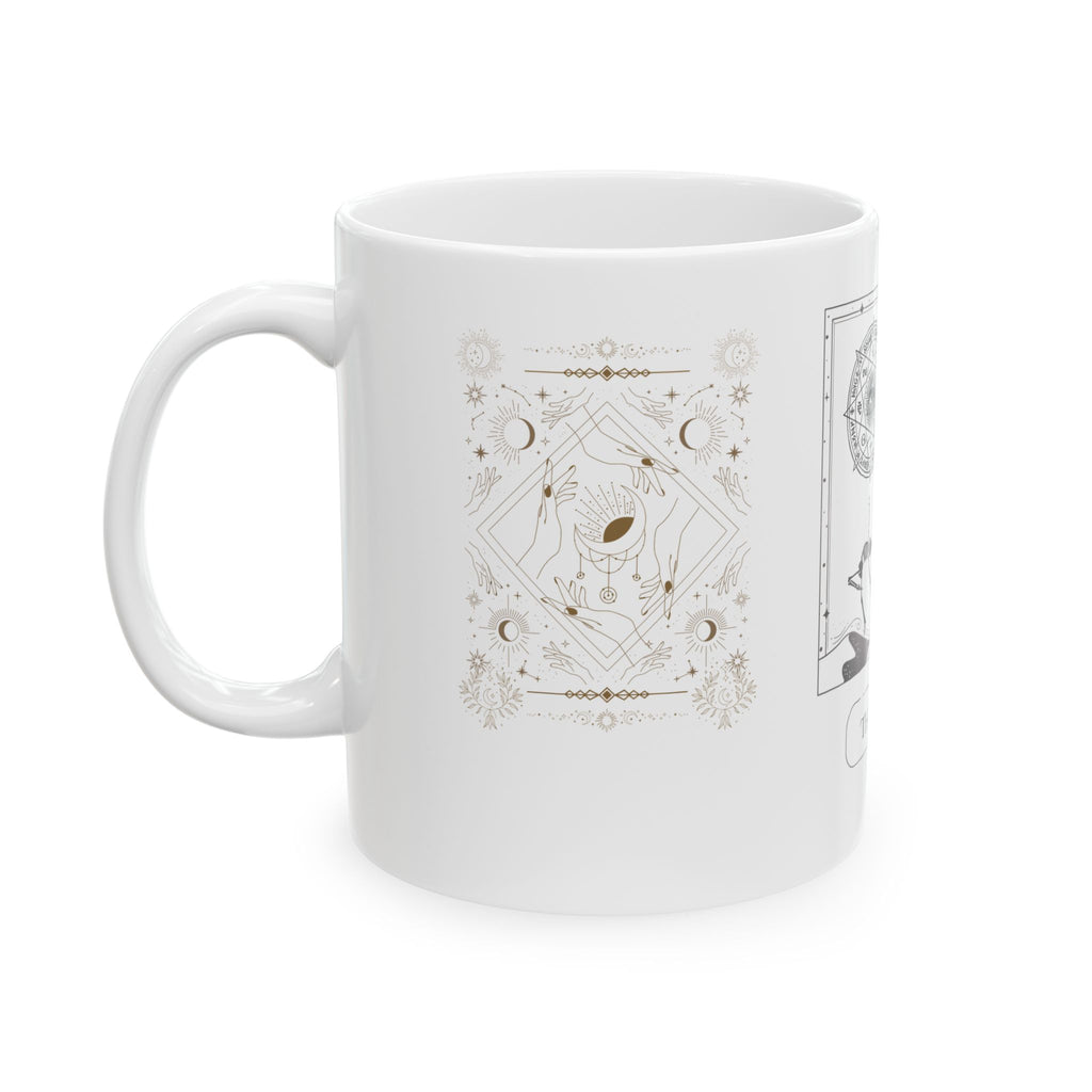 Tarot "The Ritual" Ceramic Mug – Occult Witchy Coffee Cup (11oz & 15oz)
