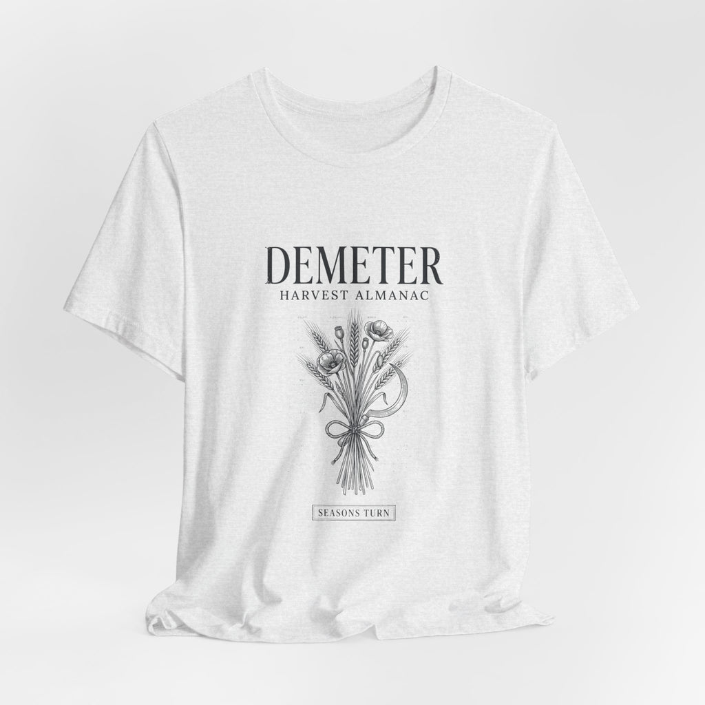 Demeter Harvest Almanac T-Shirt | Greek Mythology, Mythcore
