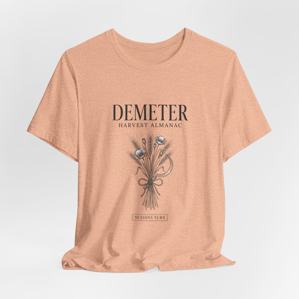 Demeter Harvest Almanac T-Shirt | Greek Mythology, Mythcore