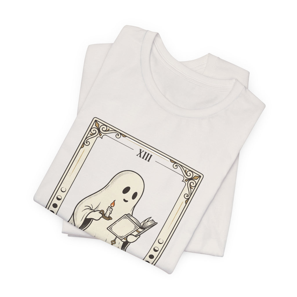 Bookwraith Ghost Reading Tee | Spooky Reader, Halloween Bookish