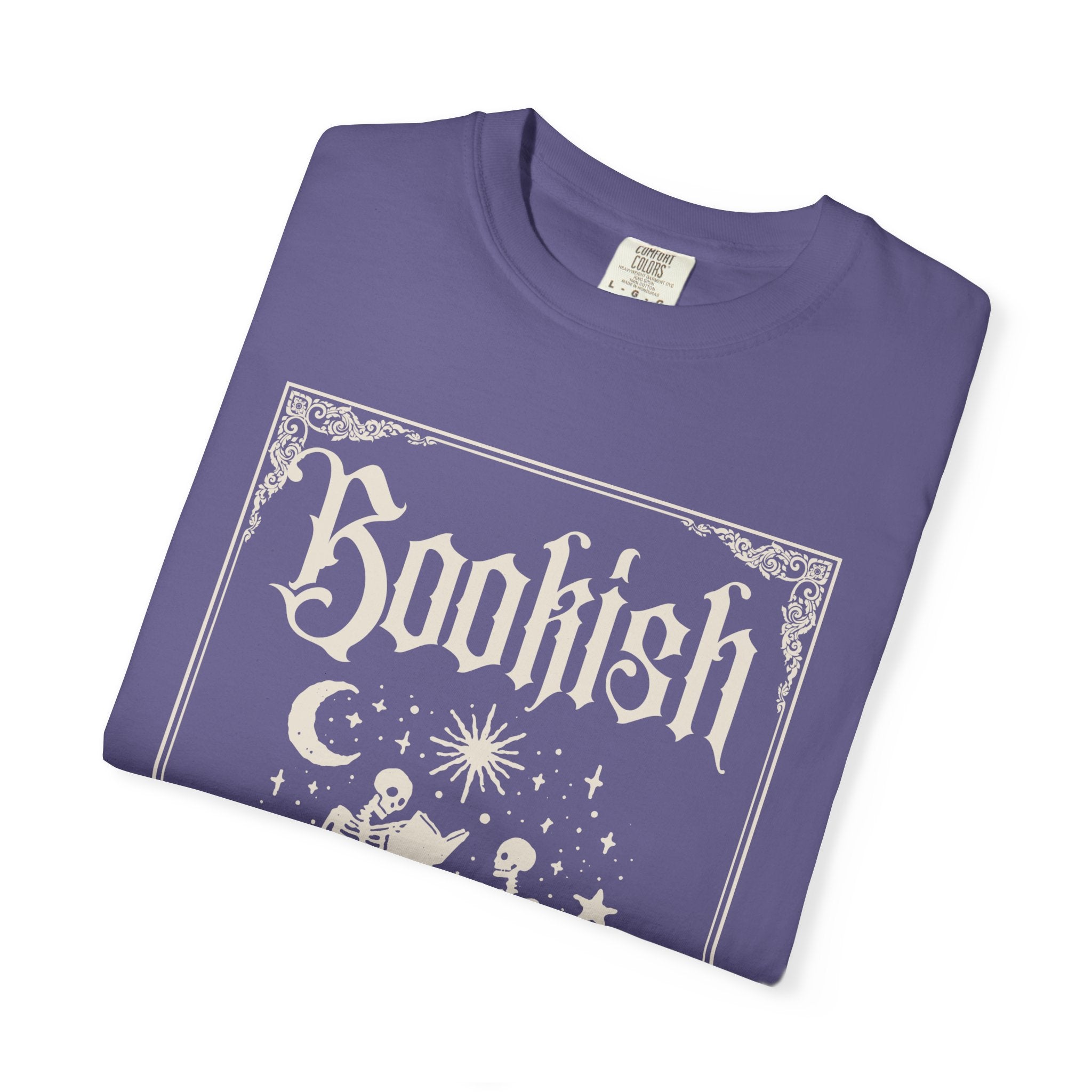 Bookish Skeletons T-Shirt — Vintage Gothic 'Bookish' Graphic Tee