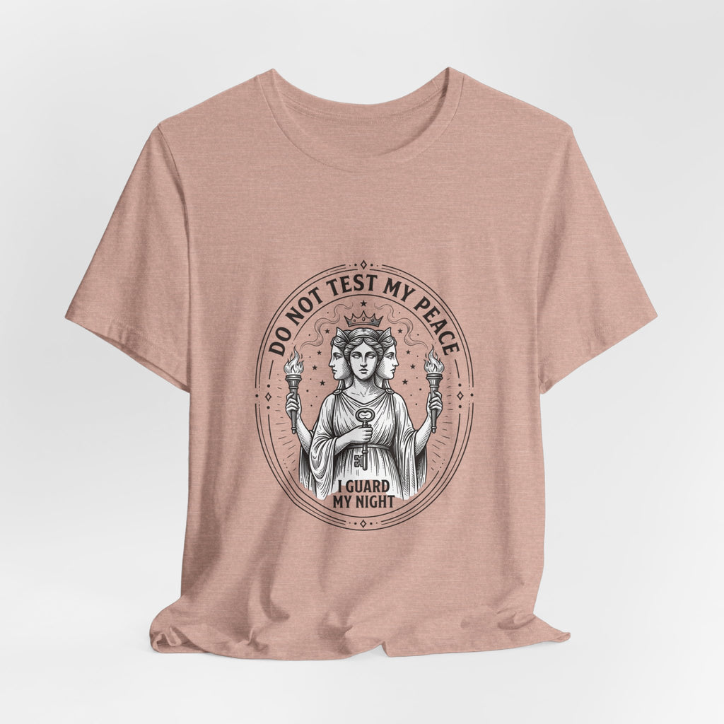 Do Not Test My Peace Guardian Illustration Tee | Greek Mythology, Mythcore