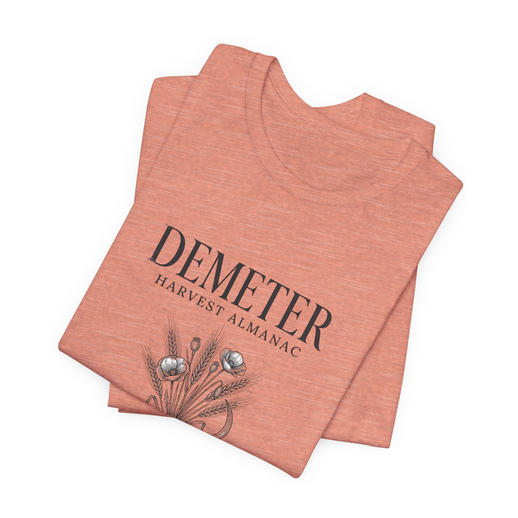 Demeter Harvest Almanac T-Shirt | Greek Mythology, Mythcore
