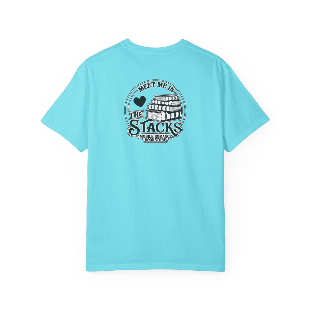 Book Lover T-Shirt — “Meet Me in the Stacks” Library Graphic Tee