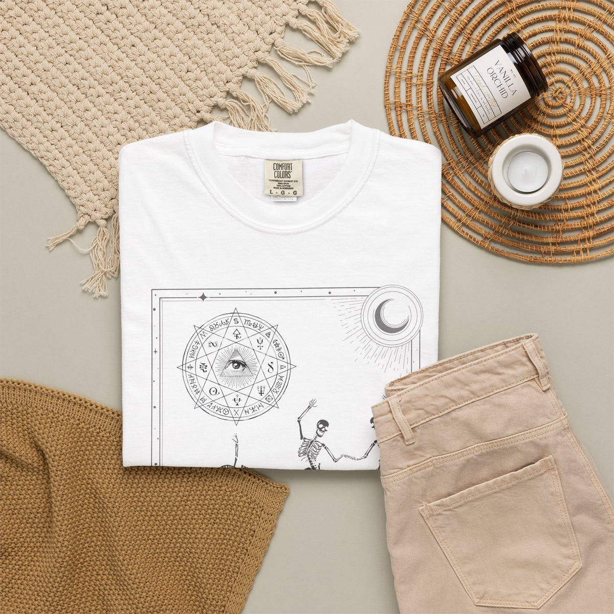 T-Shirt — 'The Ritual' Moon & Dance Graphic Tee