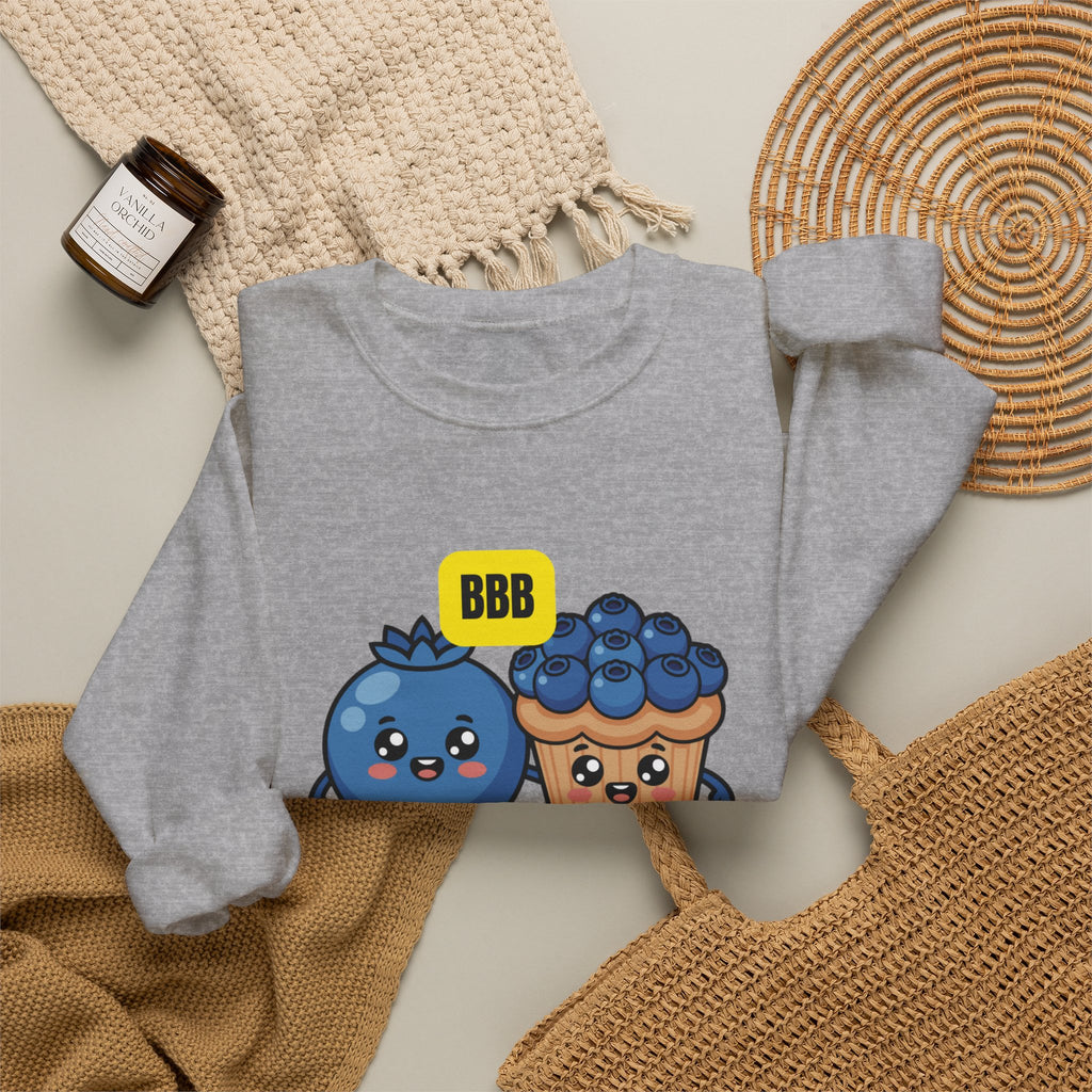 Blueberry Best Buddy Crewneck Sweatshirt