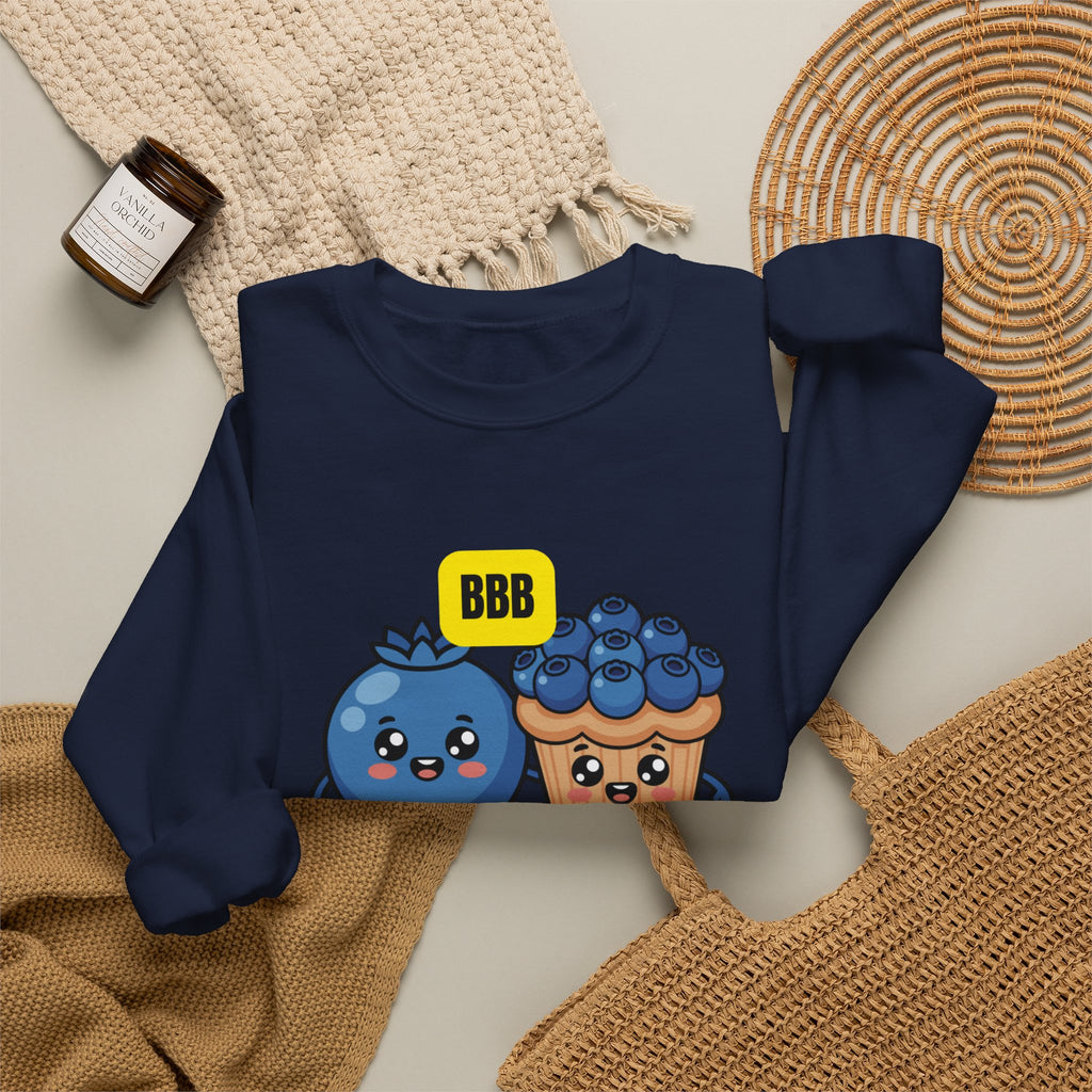 Blueberry Best Buddy Crewneck Sweatshirt