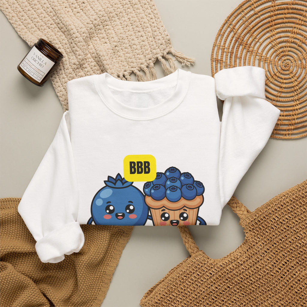 Blueberry Best Buddy Crewneck Sweatshirt