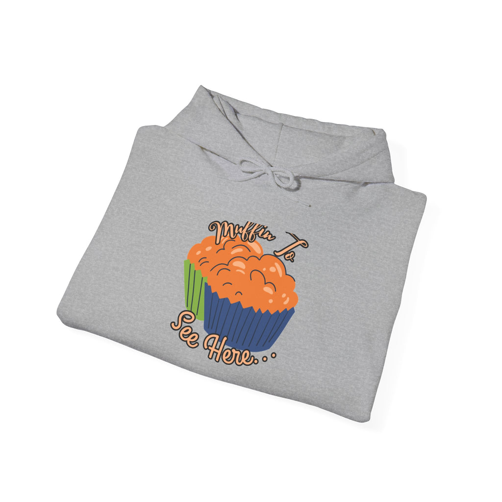 Pumpkin Cupcake Hoodie — Cute Fall Baking Graphic Sweatshirt